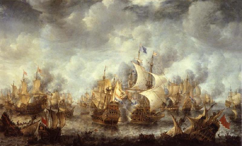 REMBRANDT Harmenszoon van Rijn The Battle of Ter Heide,10 August 1653 Norge oil painting art